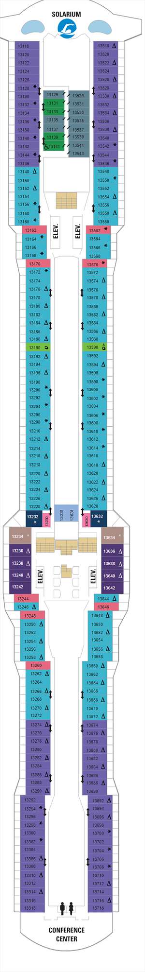 Deck plan for Quantum of the Seas