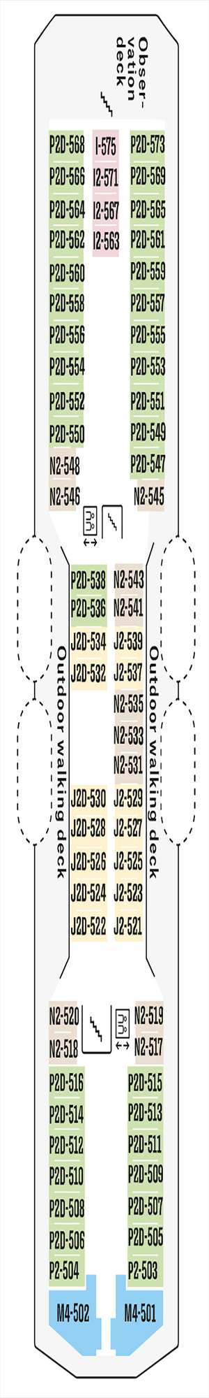 Deck plan for Ms Richard With