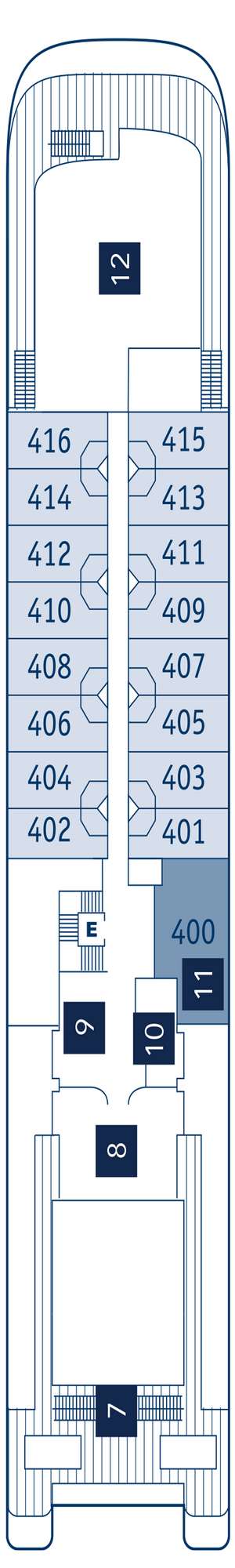 Deck plan for SeaDream I