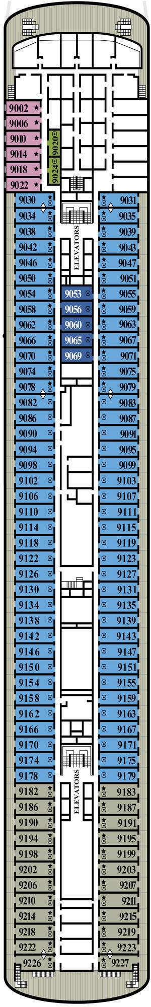 Deck plan for Celestyal Journey