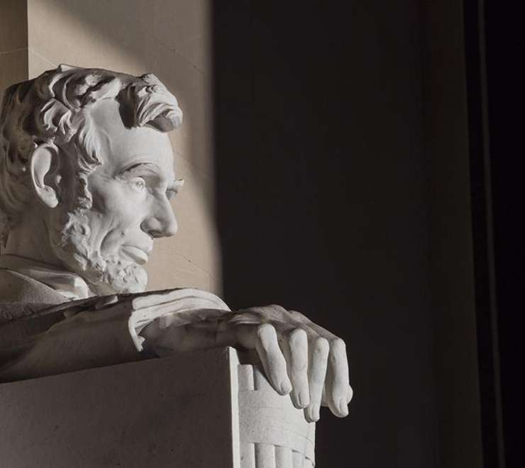 Lincoln Memorial, Reflecting Pool and Washington Monument 