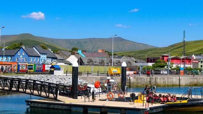 Discover a colourful Irish harbour town on a stunning peninsula of beaches and ancient sites.