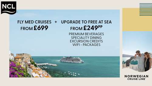 2026 - NCL - Fly Med £699 - IGLU promotional banner