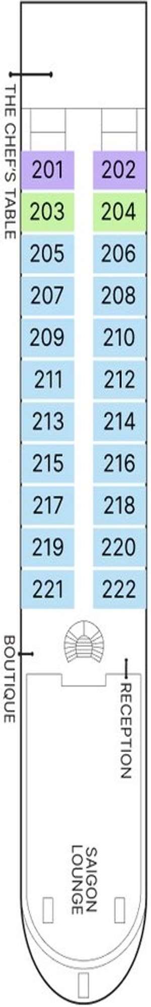 Deck plan for AmaMaya