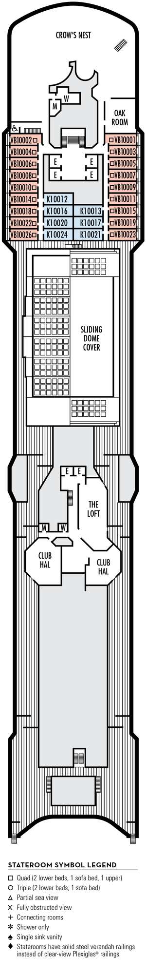 Deck plan for Noordam