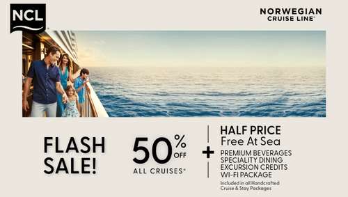 NCL - Flash Half Price FAS promotional banner