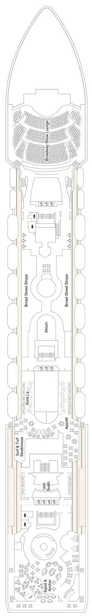 Deck Plan for Marella Explorer | Iglu Cruise