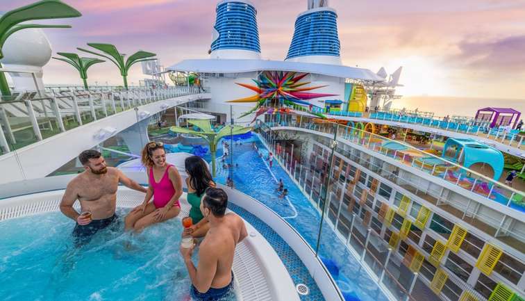 jacuzzi on icon of the seas