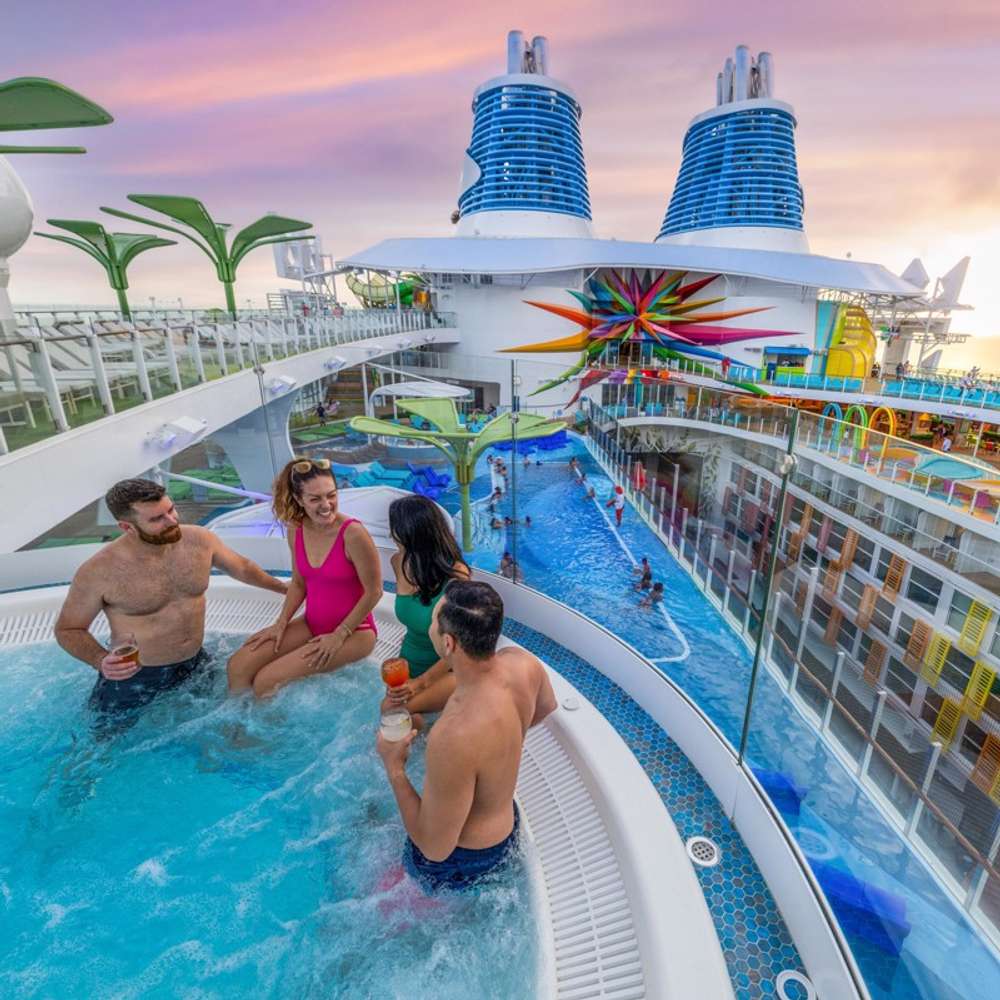 jacuzzi on icon of the seas