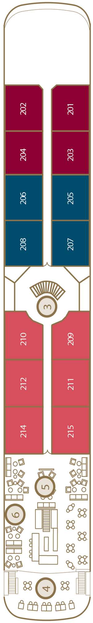Deck plan for Scenic Spirit