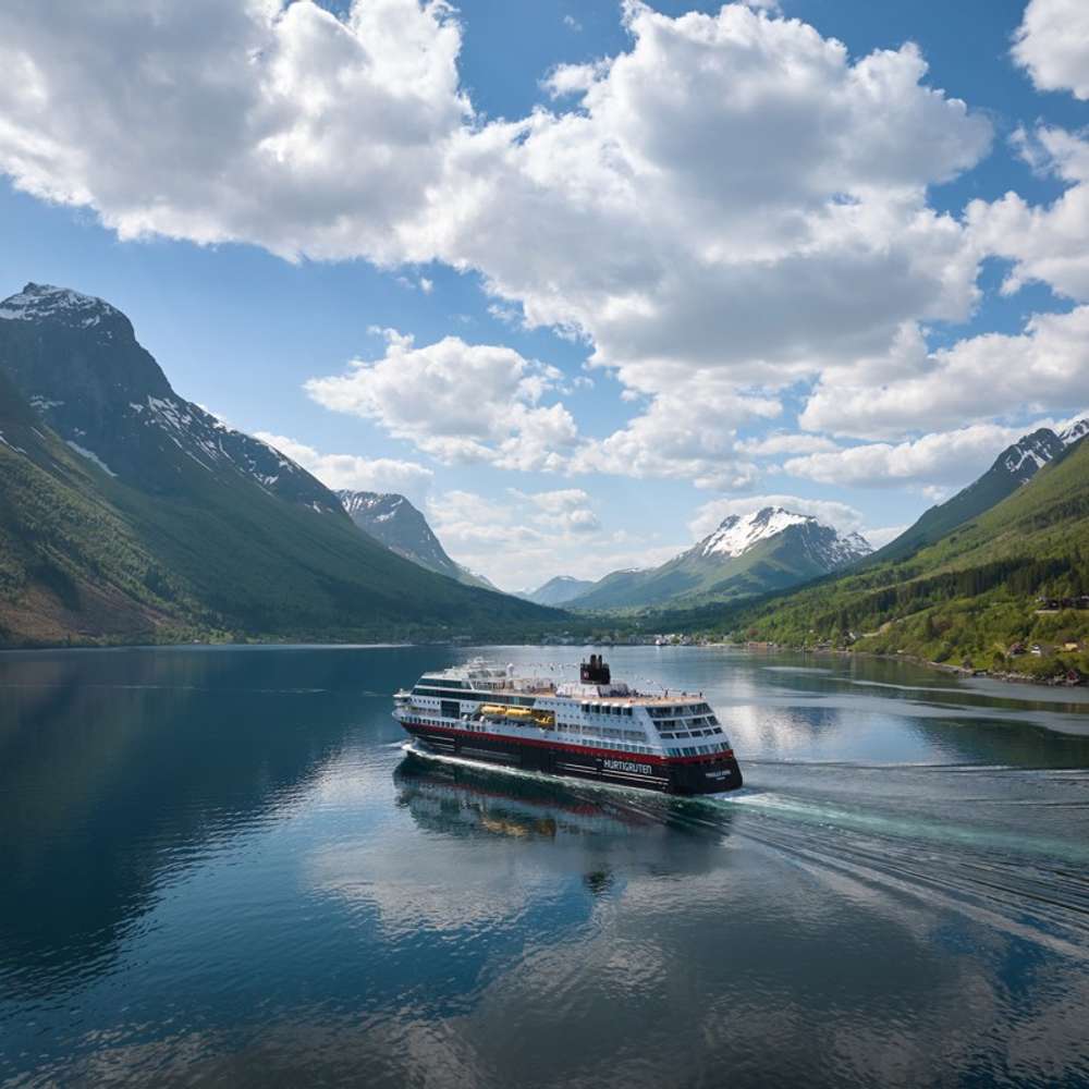 Trollfjord sailing in Kristiandale