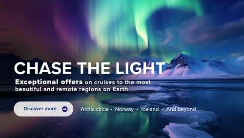 Chase the light promotional banner