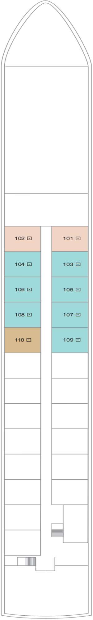Deck plan for TUI Luzia