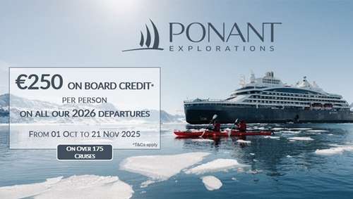 ponnant iglu sale promotional banner