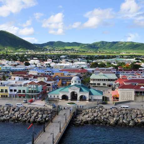 Photo overview of Basseterre, St. Kitts
