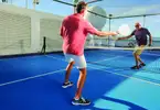 Paddle tennis court