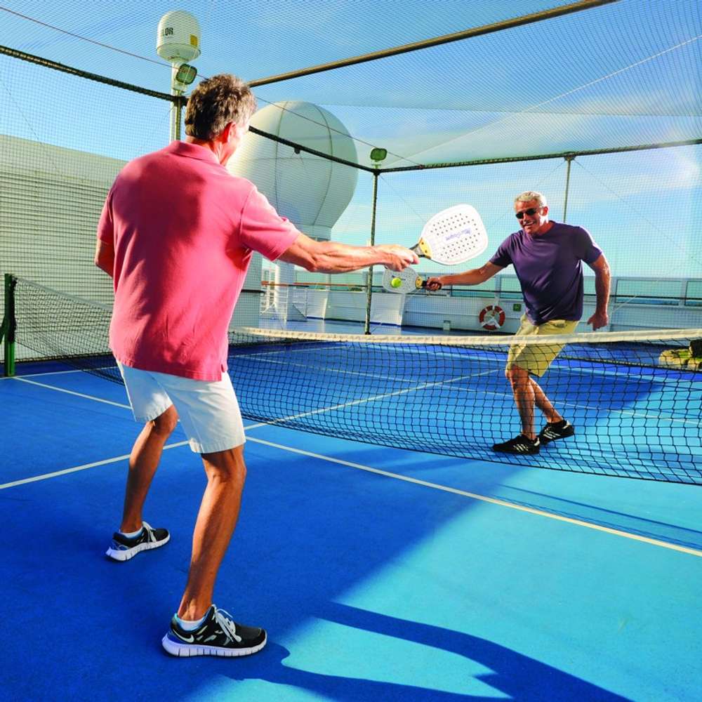 Paddle tennis court