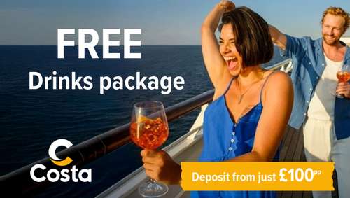 Costa Free Drinks 2026 promotional banner
