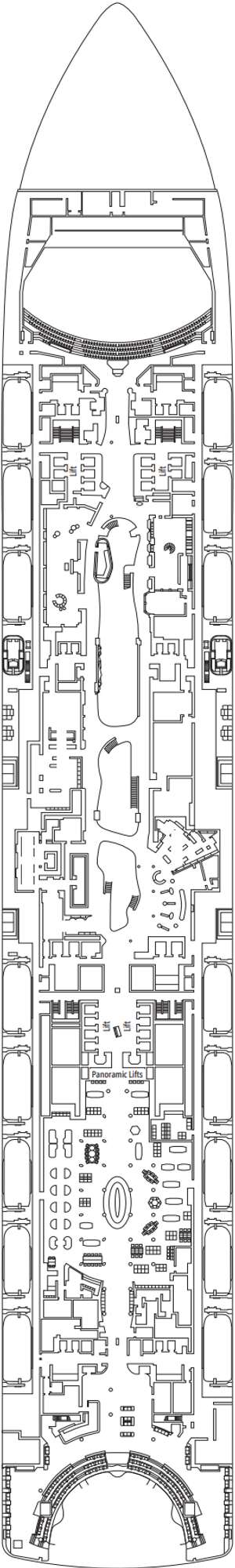 Deck plan for MSC World Atlantic