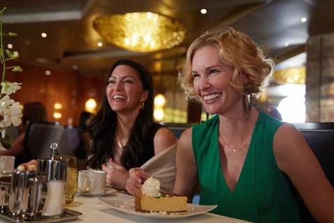 Image related to Two people enjoying a dessert in Pinnacle Grill