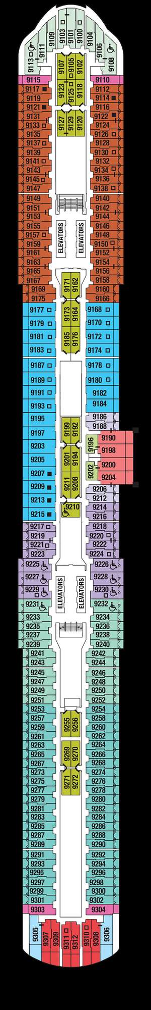 Deck plan for Celebrity Apex