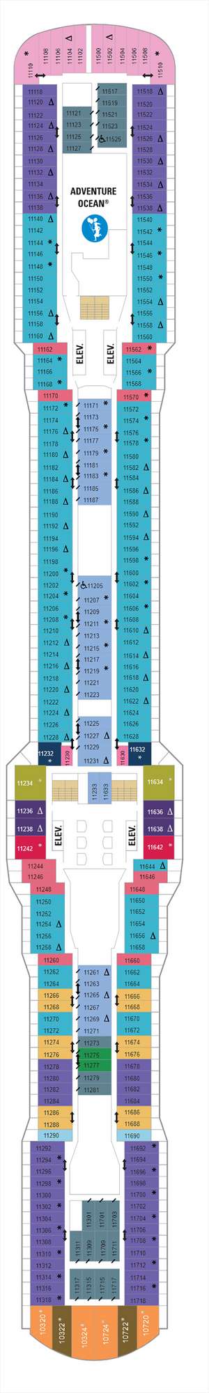 Deck plan for Quantum of the Seas