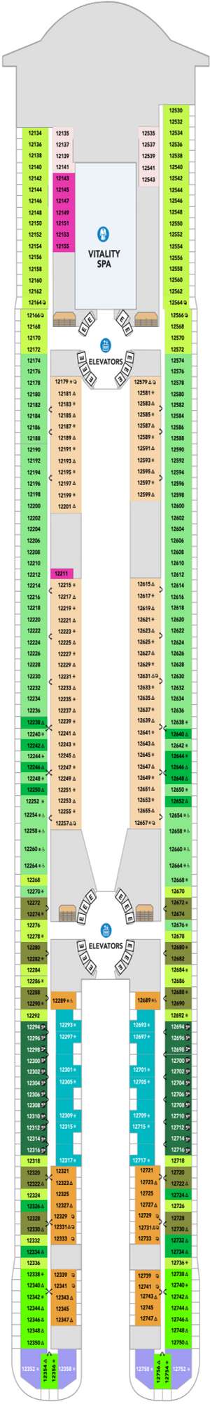 Deck plan for Hero of the Seas