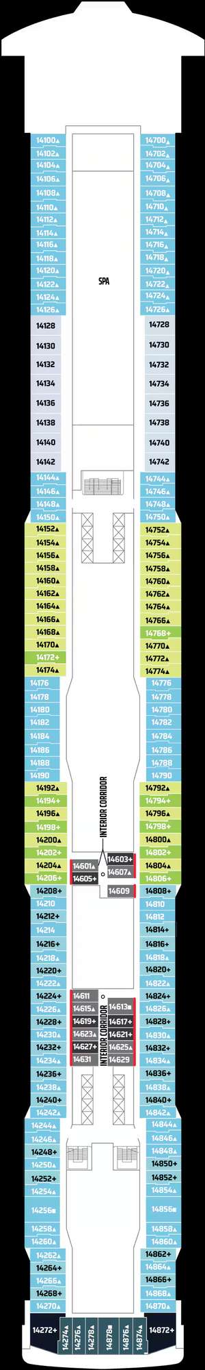 Deck plan for Norwegian Getaway