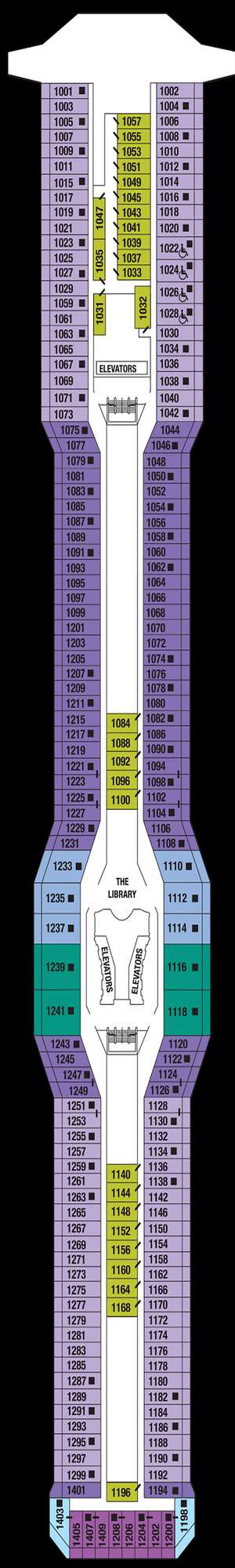 Deck plan for Celebrity Solstice