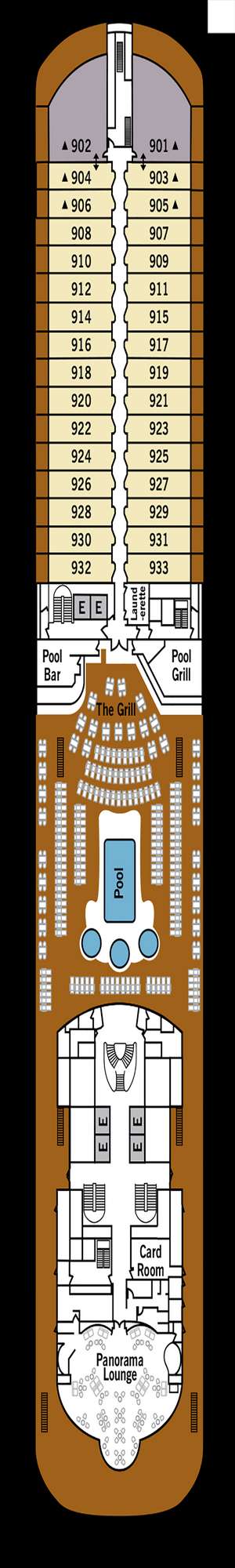 Deck plan for Silver Spirit