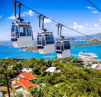 Image related to Charlote Amalie St Thomas United States Virgin Islands Skyride Aerial Tram
