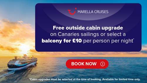 Marella free upgrade iglu promotional banner