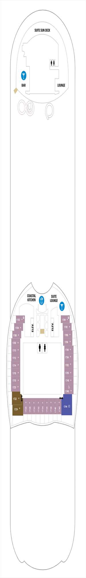 Deck plan for Harmony of the Seas