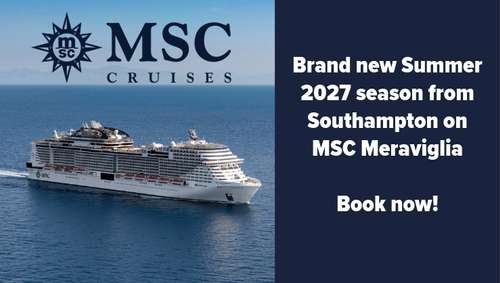 msc maraviglia pre red iglu  promotional banner