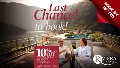 Riviera promotional banner