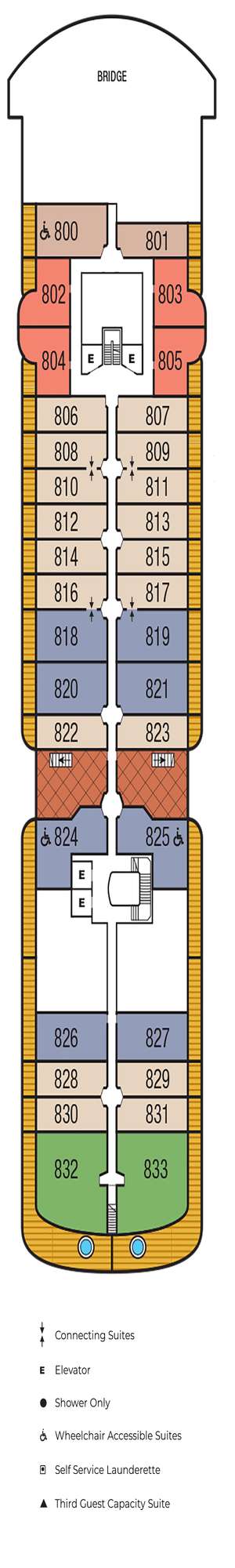 Deck plan for Seabourn Venture