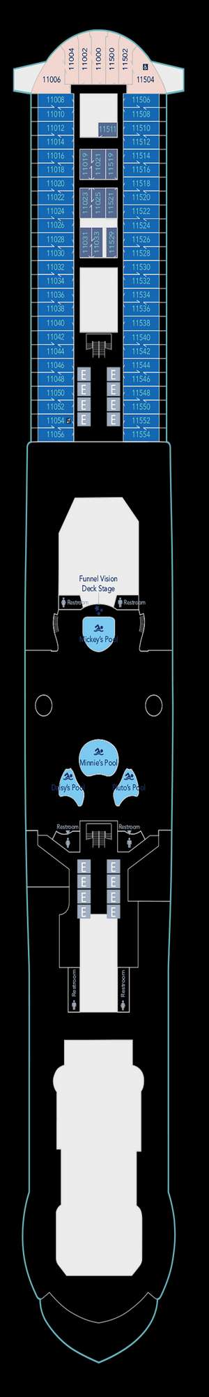 Deck plan for Disney Wish