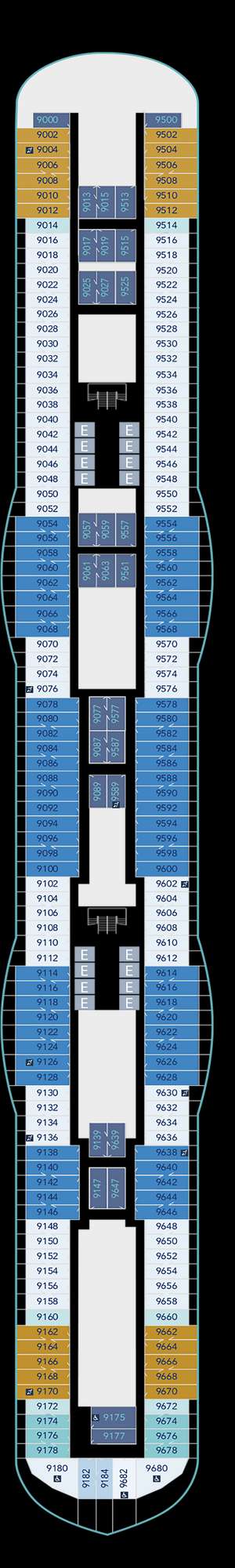 Deck plan for Disney Wish