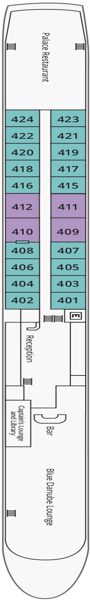 Deck plan for River Duchess