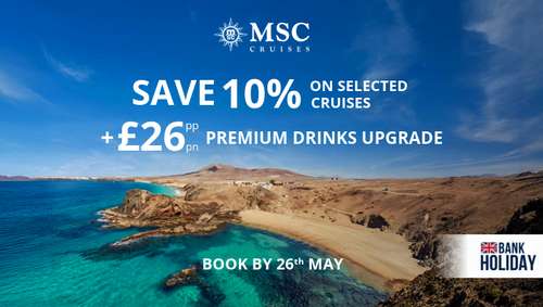 MSC Bank holiday flash sale IG promotional banner
