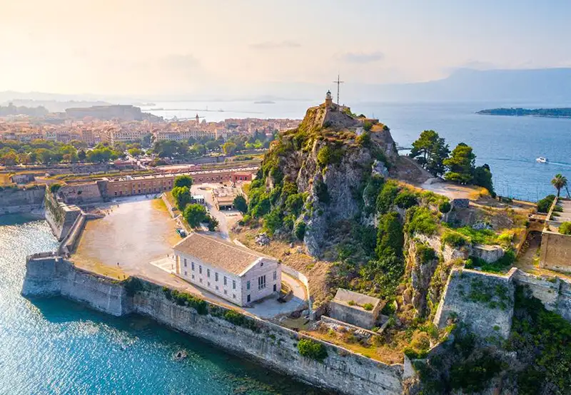 Old Fortress Corfu Town Greece