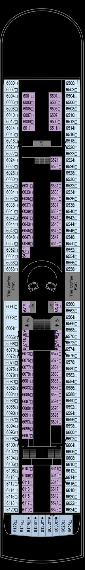 Deck plan for Marella Discovery