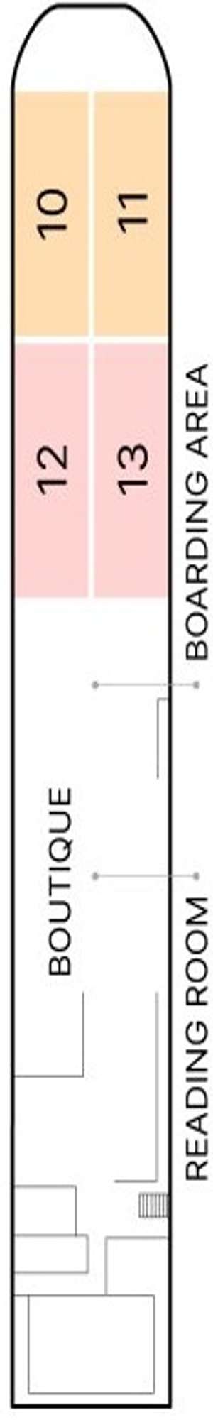 Deck plan for Zambezi Queen