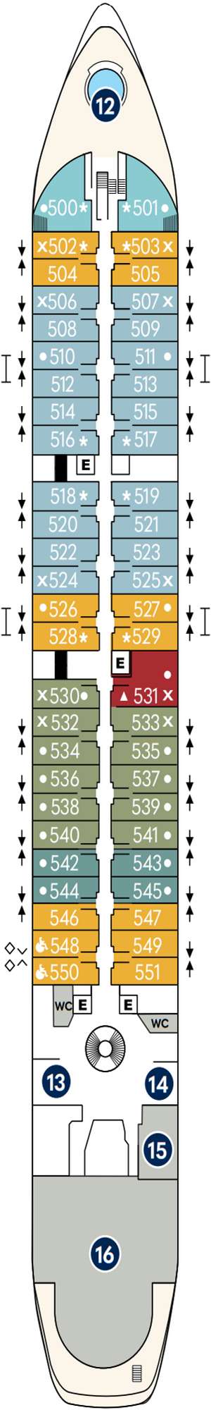 Deck plan for Star Breeze