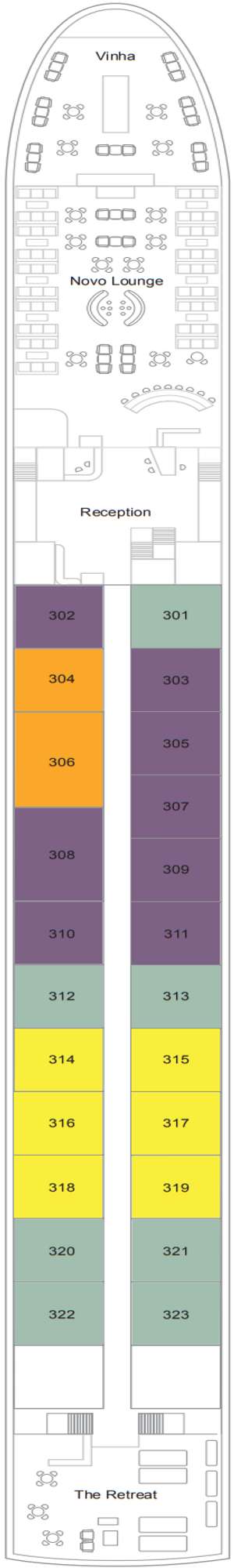 Deck plan for TUI Luzia