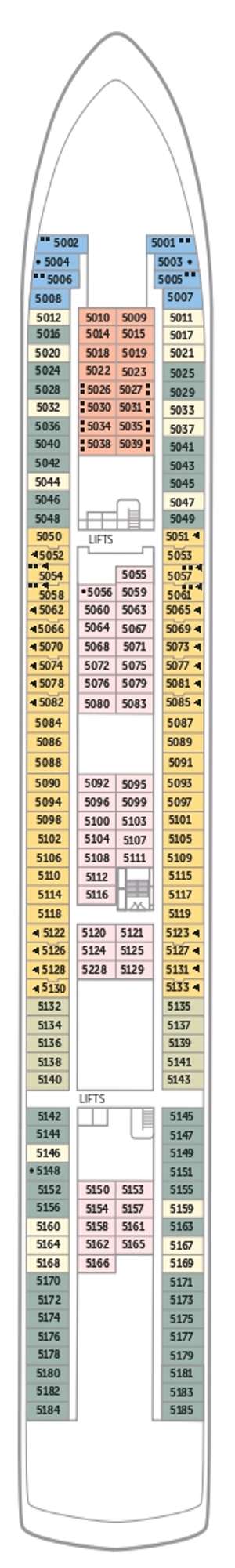 Deck plan for Balmoral