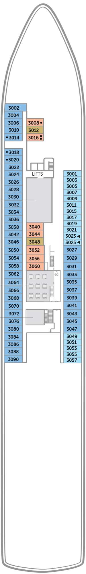 Deck plan for Balmoral