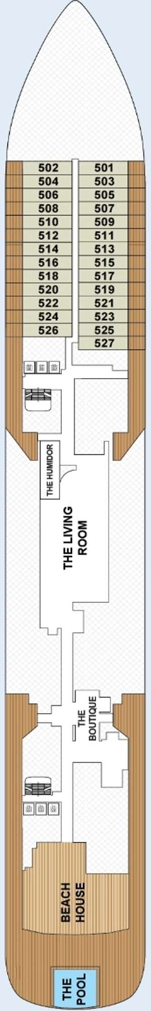 Deck plan for Ilma