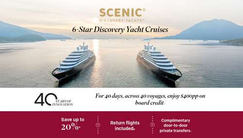 Scenic Ocean - 40 Years - IGLU promotional banner