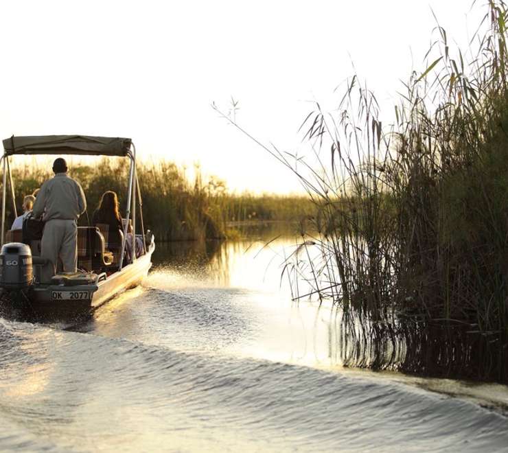 Okavango Delta, Botswana- Seasonal Motorized Boat Excursions